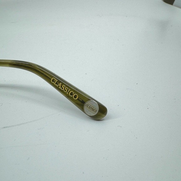 ClassicEyeglasses Frames C3L Black Tortoise Green Round 48-22-140 H9534 - Picture 8 of 9